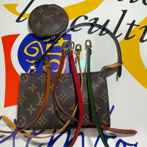 Multi Louis Vuitton New Pochette Straps, sample listing - Picture 1 of 12